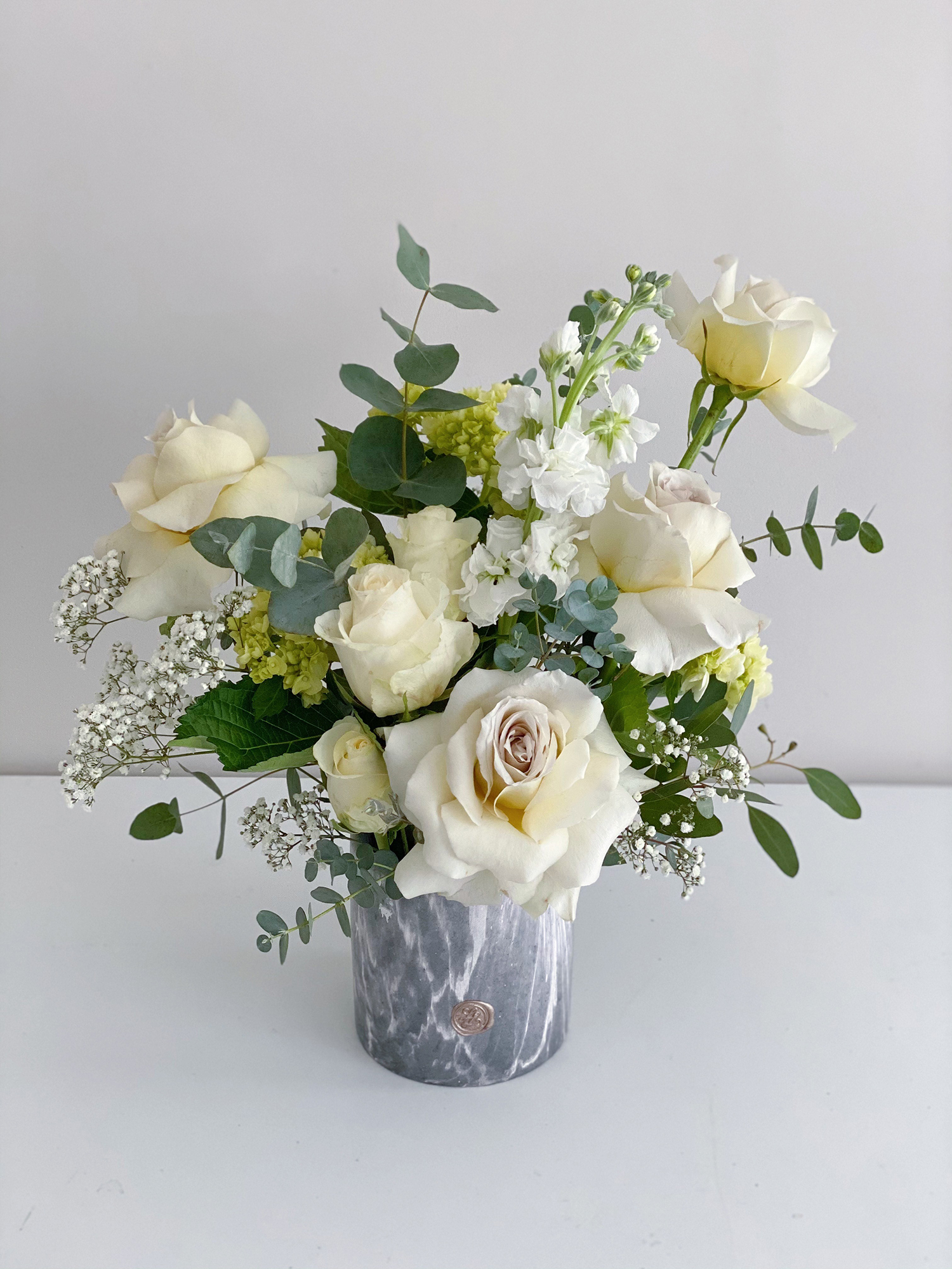 White Blossom Pot - LOVELLA
